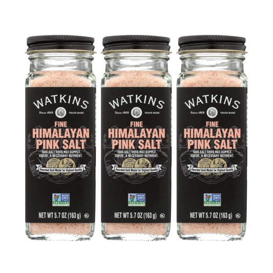 BestBy11/27 Watkins Fine Himalayan Pink Salt 5.7oz Pack of 3