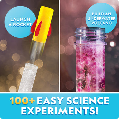 National Geographic Stunning Chemistry Set Mega Science Kit 45 Experiments Blue