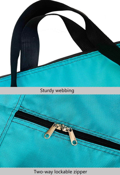 DoYiKe Extra Large Foldable Travel Duffle Bag Turquoise 35"L x 11.8"W x 19"H