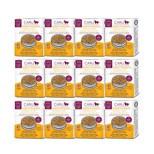 BestBy01/26 Caru Classics Chicken Stew Wet Dog Food 12oz Case of 12