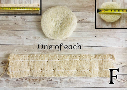 Estropajo De Ixtle Mexicano Ixtle Scourer Body Scrub 100% Natural Fibers