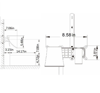 Wall Mount Widespread Bathroom Faucet