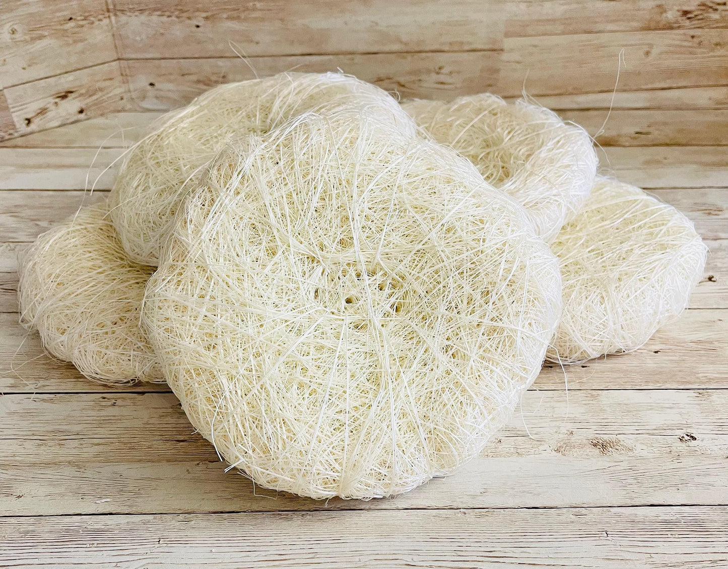 Estropajo De Ixtle Mexicano Ixtle Scourer Body Scrub 100% Natural Fibers