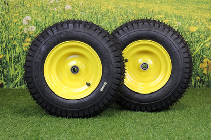 16x6.50-8 Tires & Wheels 4 Ply for Lawn & Garden Mower Turf Tires .75" Bearing (Set of 4)