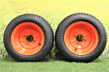 Antego Tire & Wheel (Set of 4) 18x7.50-10 | Perfect Fit for Kubota OEM Part #K3001-17300