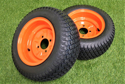Antego Tire & Wheel (Set of 2) 18x7.50-10 | Perfect Fit for Kubota OEM Part #K3001-17300