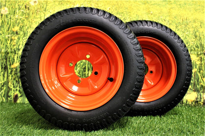 Antego Tire & Wheel (Set of 4) 18x7.50-10 | Perfect Fit for Kubota OEM Part #K3001-17300