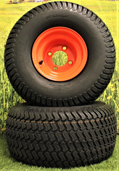 Bad Boy Heavy Duty 20x10.00-8 Tire & Wheel Assemblies (Set of Two)