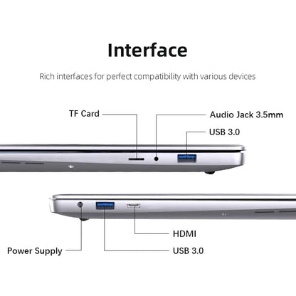 Windows 11 14.1 inch Laptop Computer intel i7 7500U Intel A3950 Laptops 1080P 12GB DDR4 1TB 2TB SSD Portable i7 Laptop Notebook