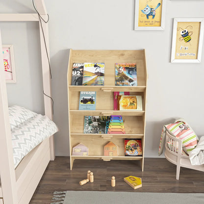 Aros 39" Tall MDF Bookcase | Bookshelf | Display Unit