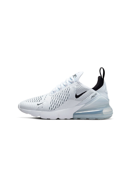 Nike Air Max 270 white women's shoes lateral view