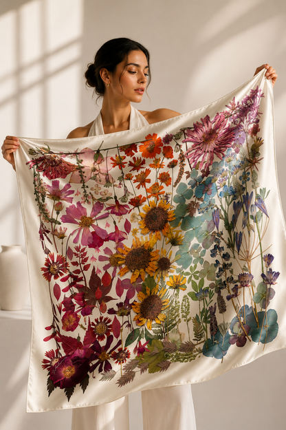 And I Love Her Silk Scarf