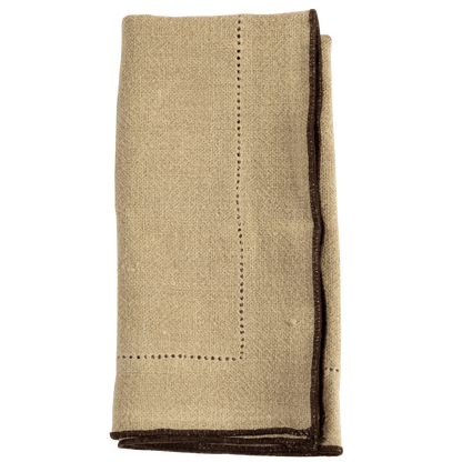 Jardin Handmade Linen Napkins, Set of 4 (3 Colors)
