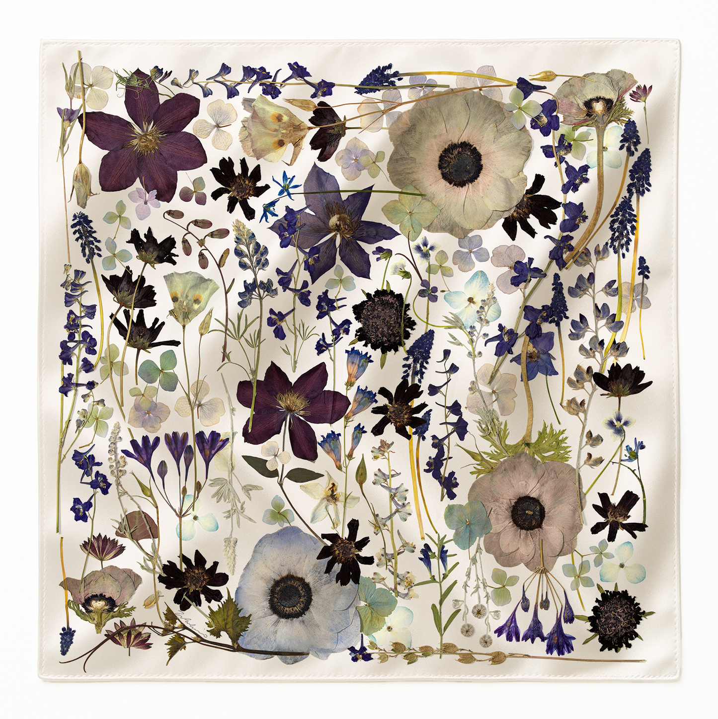 Into the Blue Silk Scarf