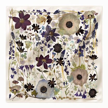 Into the Blue Silk Scarf
