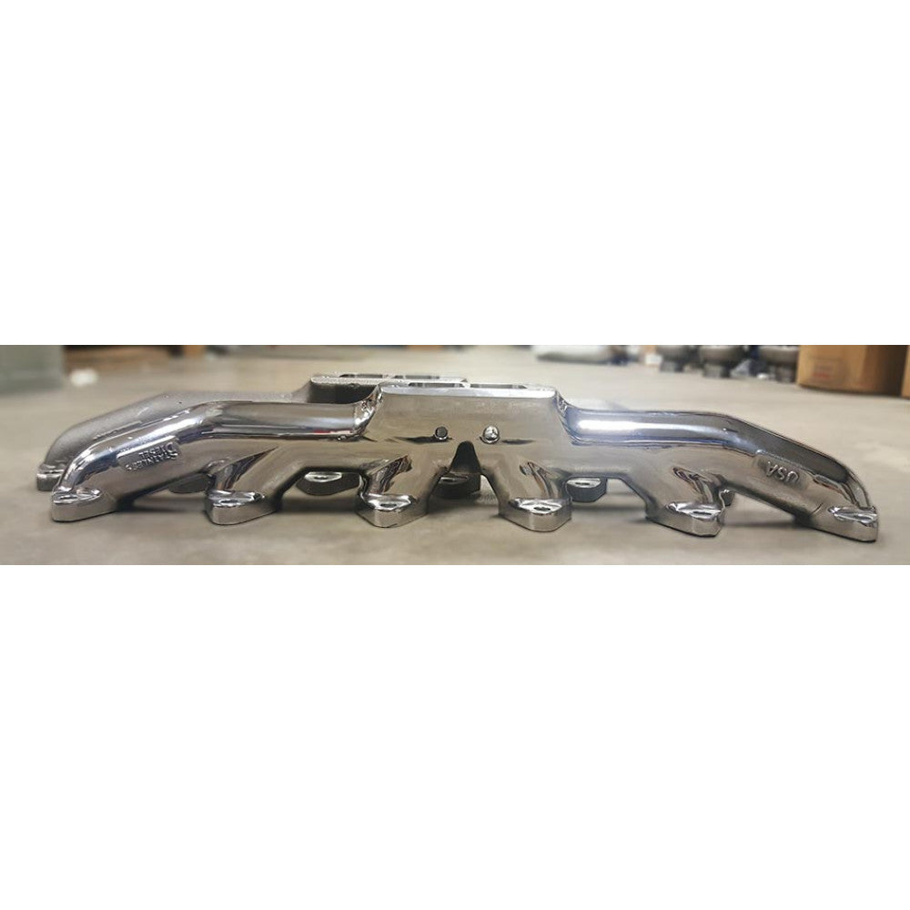 Competition T-6 24V 0* Stainless Diesel Exhaust Manifold