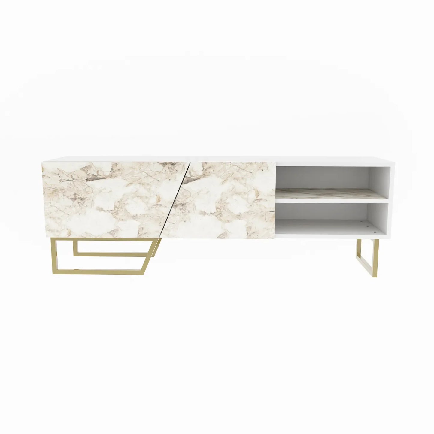 Denasse 60" Wide Modern TV Stand and Media Console