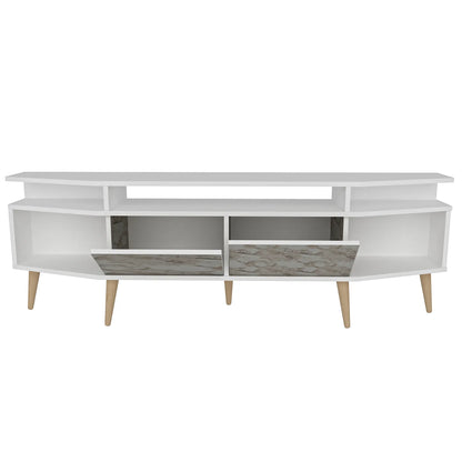 Dennis 71 in Wide Modern TV Stand Media Console with Storage for TVs up to 80 in