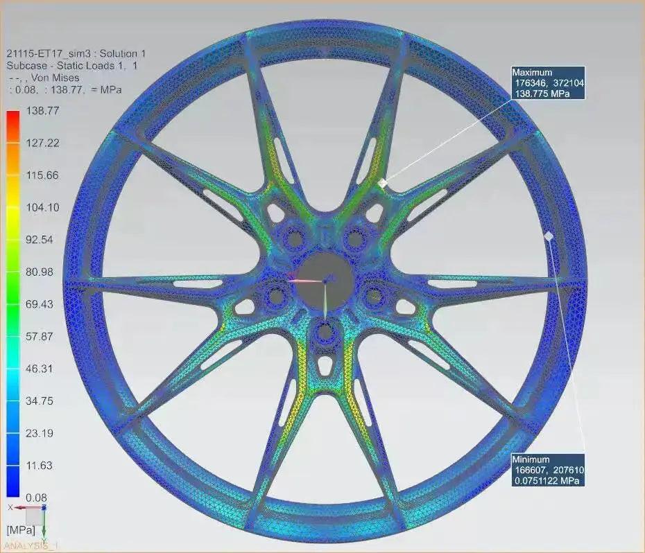 Set of Vorsprung Forged VF-09 Style Wheels