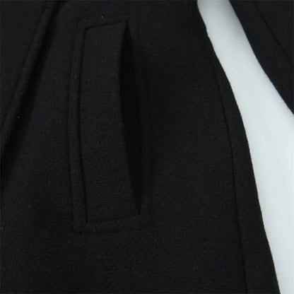 Women's Autumn Elegant Button-decorated Double-breasted Coat Jacket