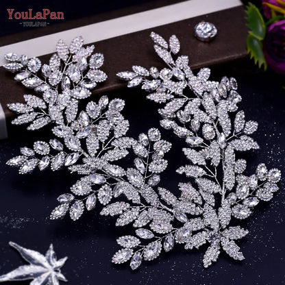 Wedding Hair Accessories Rhinestone Tiara Bridal Headdress Pageant Crown Hair Clip