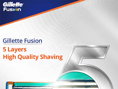 Gillette Fusion Razor for Men Face Hair Beard Shaving Machine Manual Safety Shaver Replacement Head Cassettes 5 Layer Blades
