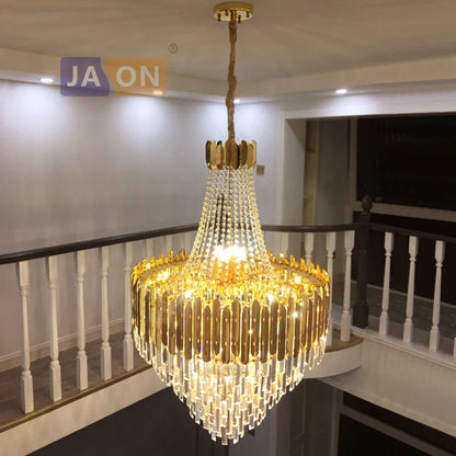 Gold Silver Desinger Dimmable LED Chandelier Lighting Hanging Lamps Lustre Suspension