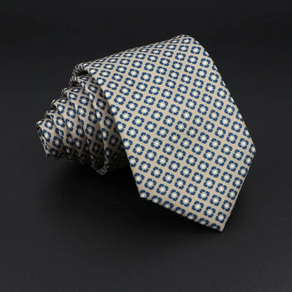 Novelty Men's Formal Ties 7cm Soft Silk Necktie