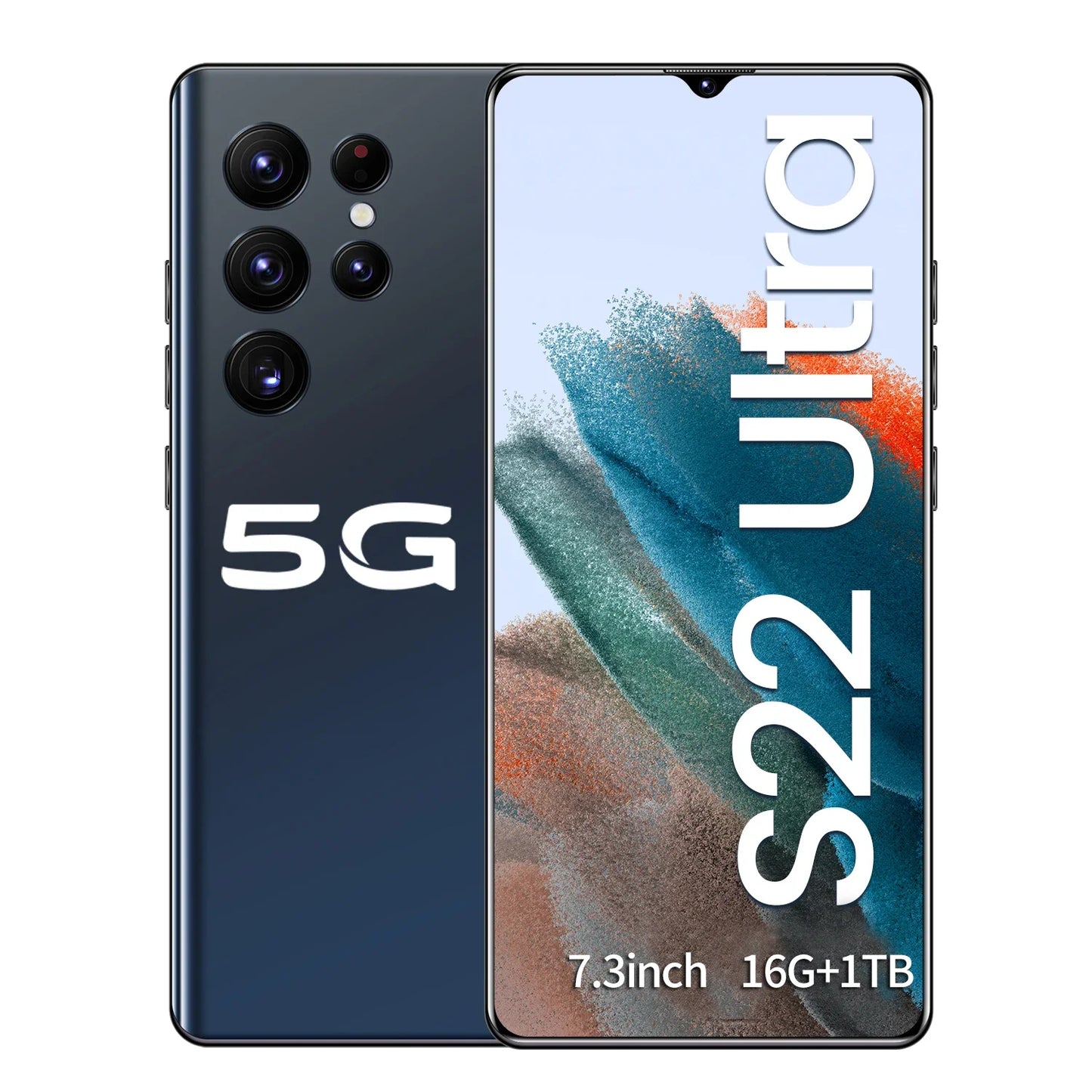 Hot Selling S22 ULTRA Original 16GB+1TB 24MP+50MP Face Unlock Full Display Android 12 Cell Phone Smart Mobile Phone