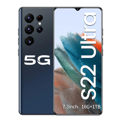Hot Selling S22 ULTRA Original 16GB+1TB 24MP+50MP Face Unlock Full Display Android 12 Cell Phone Smart Mobile Phone