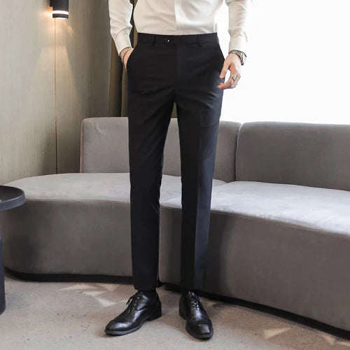 Men's Formal Dress Trousers, Asian Size Man Slacks, M-5XL 6XL