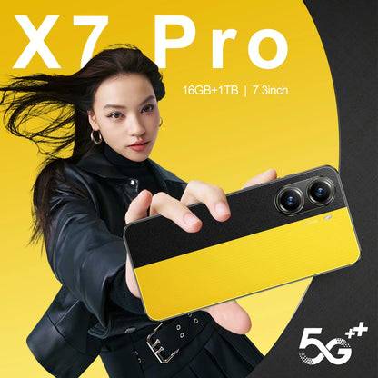 X7 Pro 5G Smartphone with 7.3-Inch AMOLED 120Hz 8000mAh Charging 16GB+1TB High-Mega Camera 12GB RAM