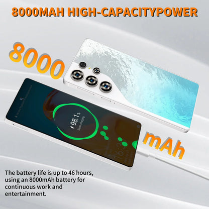S26 Business Smartphone 5G Dual SIM 108MP Rear Camera Ultra HD Display 8000mAh Battery Octa Deca Core MTK Global 512GB Supports