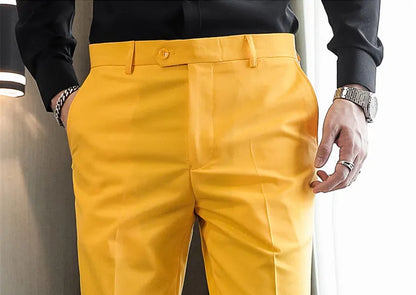 Men's Formal Dress Trousers, Asian Size Man Slacks, M-5XL 6XL