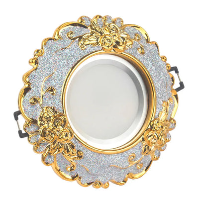 European Luxury Resin Gold Garland Ceiling Lamp 7.5 Cm Hole