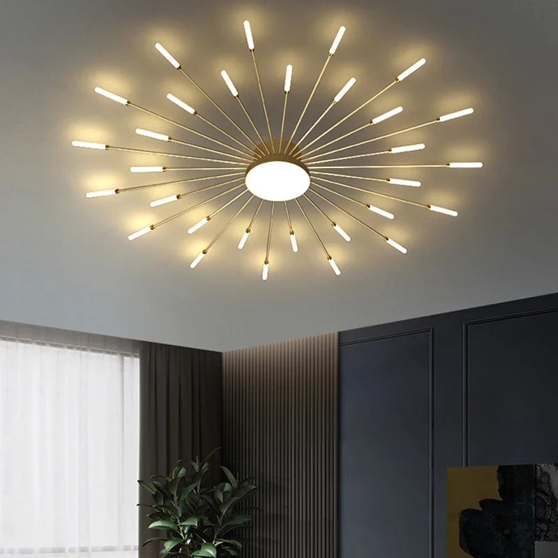 Modern Acrylic Ceiling LED Indoor Lighting For Bedroom Living Room or Kids Room Frame 175-260V