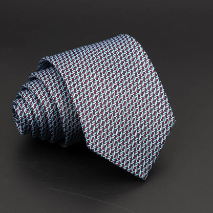 Novelty Men's Formal Ties 7cm Soft Silk Necktie