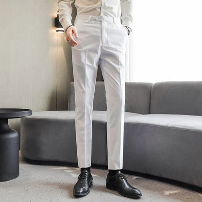 Men's Formal Dress Trousers, Asian Size Man Slacks, M-5XL 6XL
