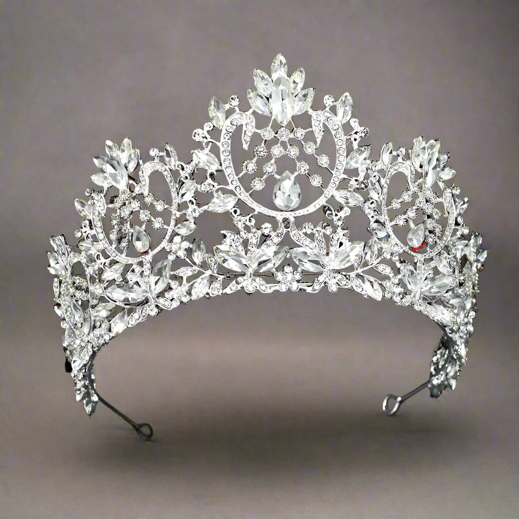 Zircon Wedding Crown Luxury Zircon Diadem Rhinestone Headpiece Bridal Hair Jewelry