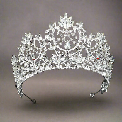 Zircon Wedding Crown Luxury Zircon Diadem Rhinestone Headpiece Bridal Hair Jewelry