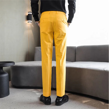 Men's Formal Dress Trousers, Asian Size Man Slacks