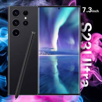 Ultra Crossover S23 ultra Smartphone 7.3 Inch High-definition Large Screen 5G Android 13 Phones