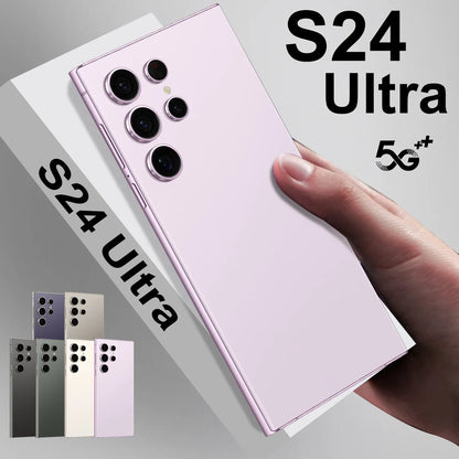 2025 S24 Ultra 7.3 5G Smartphone 16GB+1TB Android HD LCD 65W S Pen Mobile Gaming Phone with WIFI French & Spanish LTE Cellular