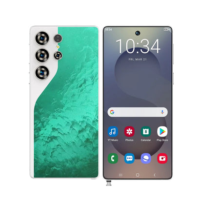S26 Ultra 16GB+1TB 5G Android 15 Smartphone 7.3 Inch Dual Card Deca Core HD Resolution 100W Quick Unlocked Gaming Phone Spanish