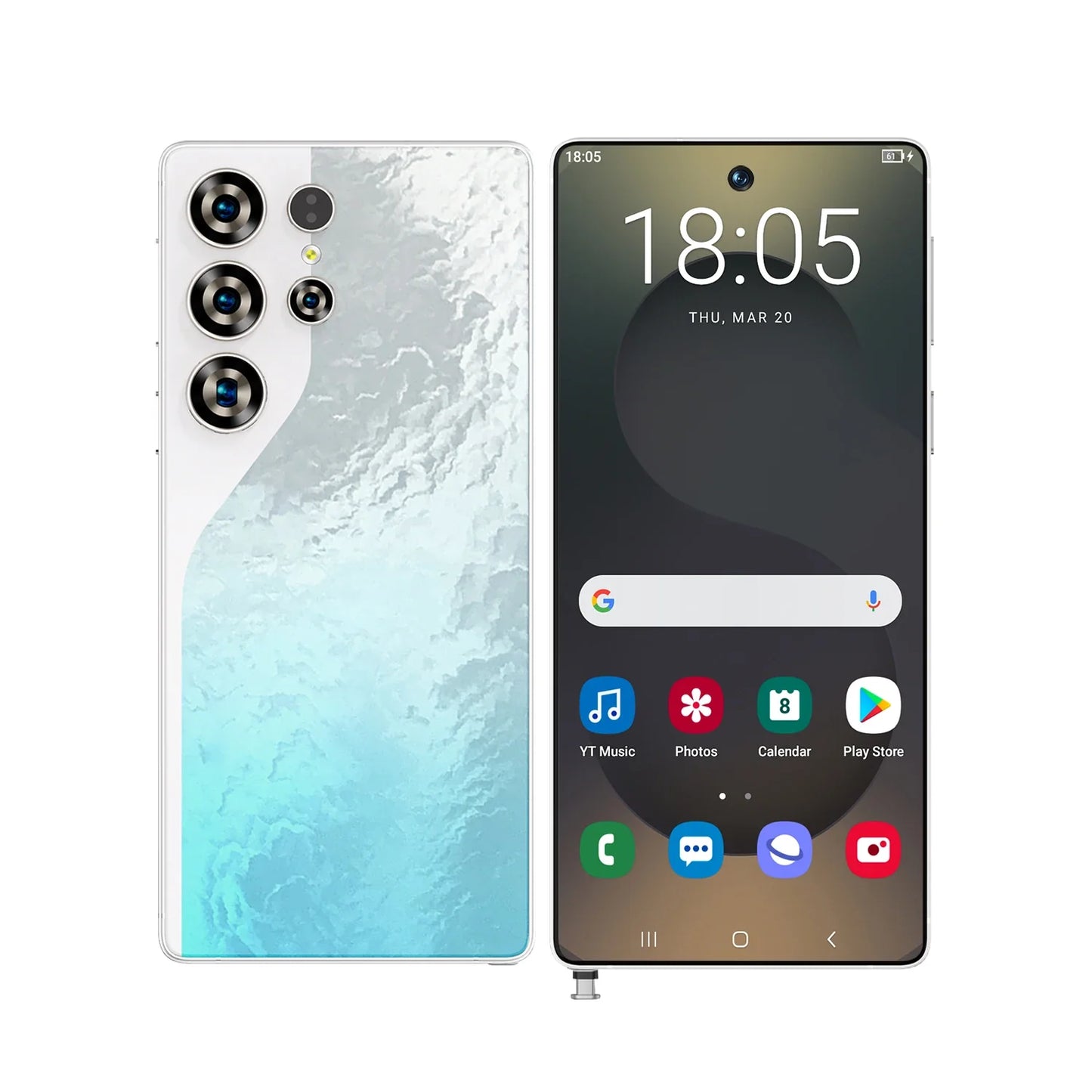 S26 Ultra 16GB+1TB 5G Android 15 Smartphone 7.3 Inch Dual Card Deca Core HD Resolution 100W Quick Unlocked Gaming Phone Spanish