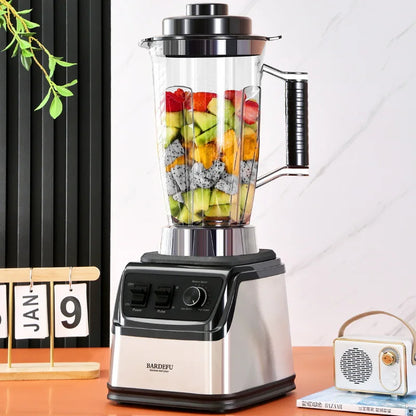 Silver Crest 9500W 3L Stainless Steel Commercial Mixer Blender Heavy Duty 3-in-1 Professional Kitchen Tool with 6 Blades