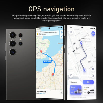 2025 S24 Ultra 7.3 5G Smartphone 16GB+1TB Android HD LCD 65W S Pen Mobile Gaming Phone with WIFI French & Spanish LTE Cellular
