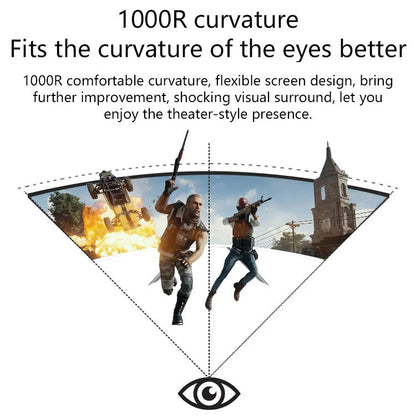 34 Inch Curved Screen Gaming Monitor 100hz 4k 3440*1440 Super Wide R1500 LED Computer Monitor Pc for Game