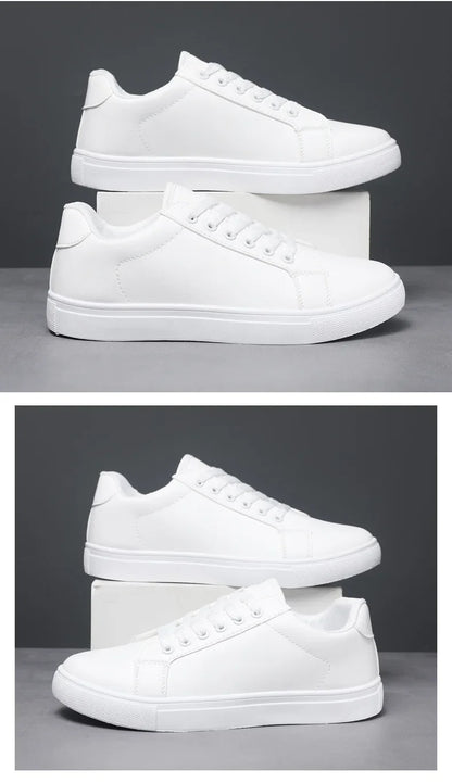 Men's Summer Korean Style Fashion Board Shoes Trendy All-match Casual Large Size Soft PU Mesh Solid Color PVC
