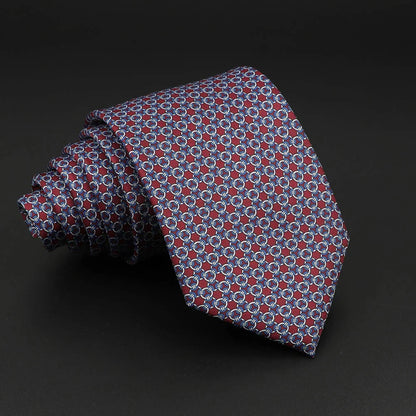 Novelty Men's Formal Ties 7cm Soft Silk Necktie